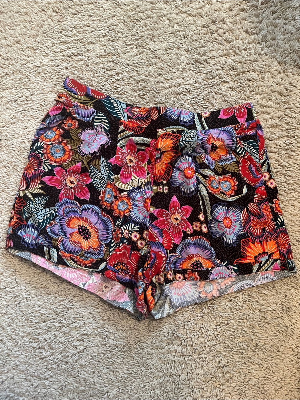 Torrid floral soft flowy shorts